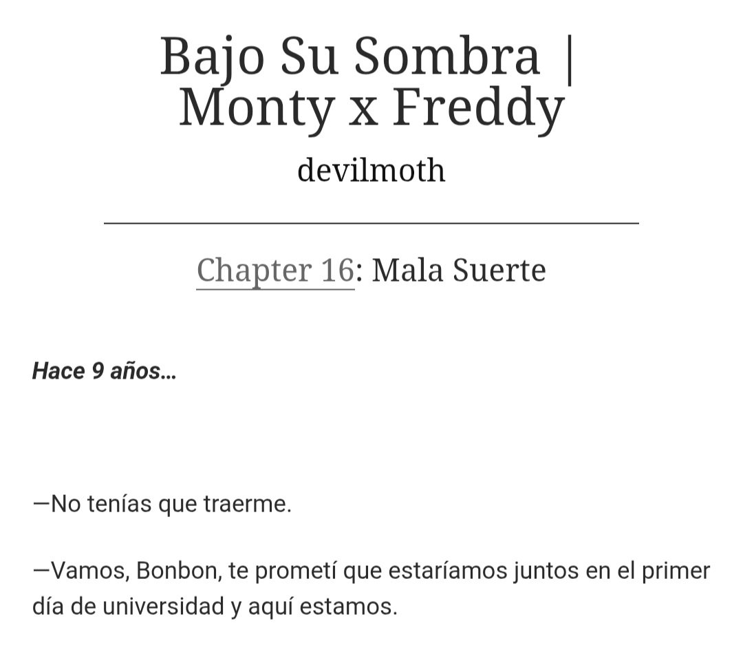 dvilmoth's tweet photo. quien quiera leer #fonnie puede empezar por el cap 16, aunque les advierto... en mi #AU lo suyo es #angst

son algo así como la pareja secundaria del fic, no siempre les doy protagonismo, pero cuando lo hago les juro que se me apachurra el corazón 🥺 los quiero mucho https://t.co/LbG6fvBfKq