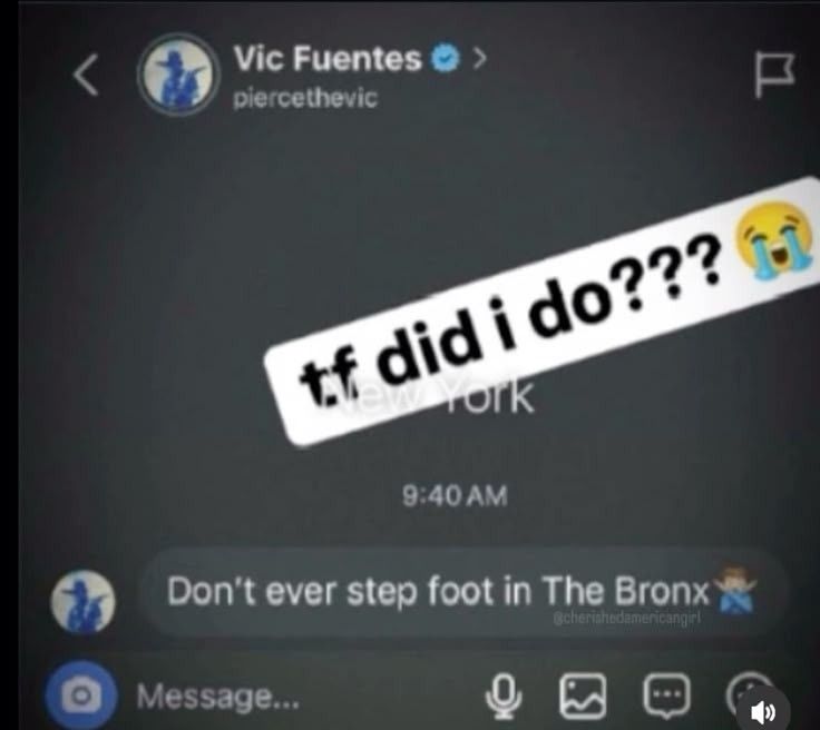DrellasDisaster's tweet photo. i still cry to bulls in the bronx after all these years btw https://t.co/A8lHhBZTfz