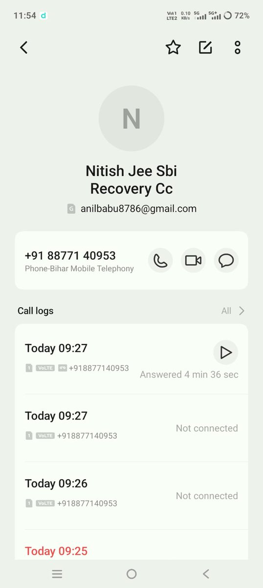 noharassment3's tweet photo. 📢Shocking Bheviour
@SBICard_Connect @RBI
Agents no-8877140953, Harassing me and visit home regarding my loan and pressure to paying emi are very threating for torcher  This is a serious breach of privacy and RBI guideline. Stop this harassment or escalate it to RBI, take action https://t.co/yAYHJUB2WP