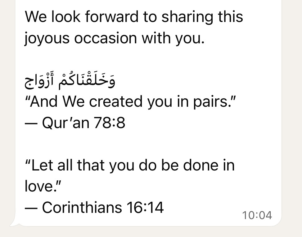 10G_we's tweet photo. Me in an alternate universe having a Christian Muslim wedding https://t.co/wtmJiM0Yhi