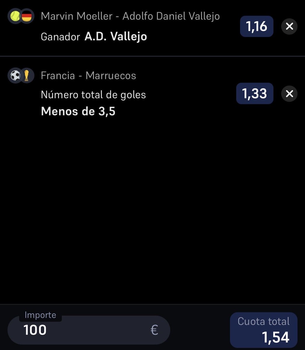 DuckzyBets's tweet photo. 🚨 STAKE 10 GRATUITO Y COMBI 7,12 PARA HOY 🚨

OS DEJO POR AQUÍ EL STAKE 10 🔥

Y AQUI LA COMBI 7,12 QUE TIENE UN PINTON 👇

https://t.co/1NNyVB5817 https://t.co/XbXbEha6Zy