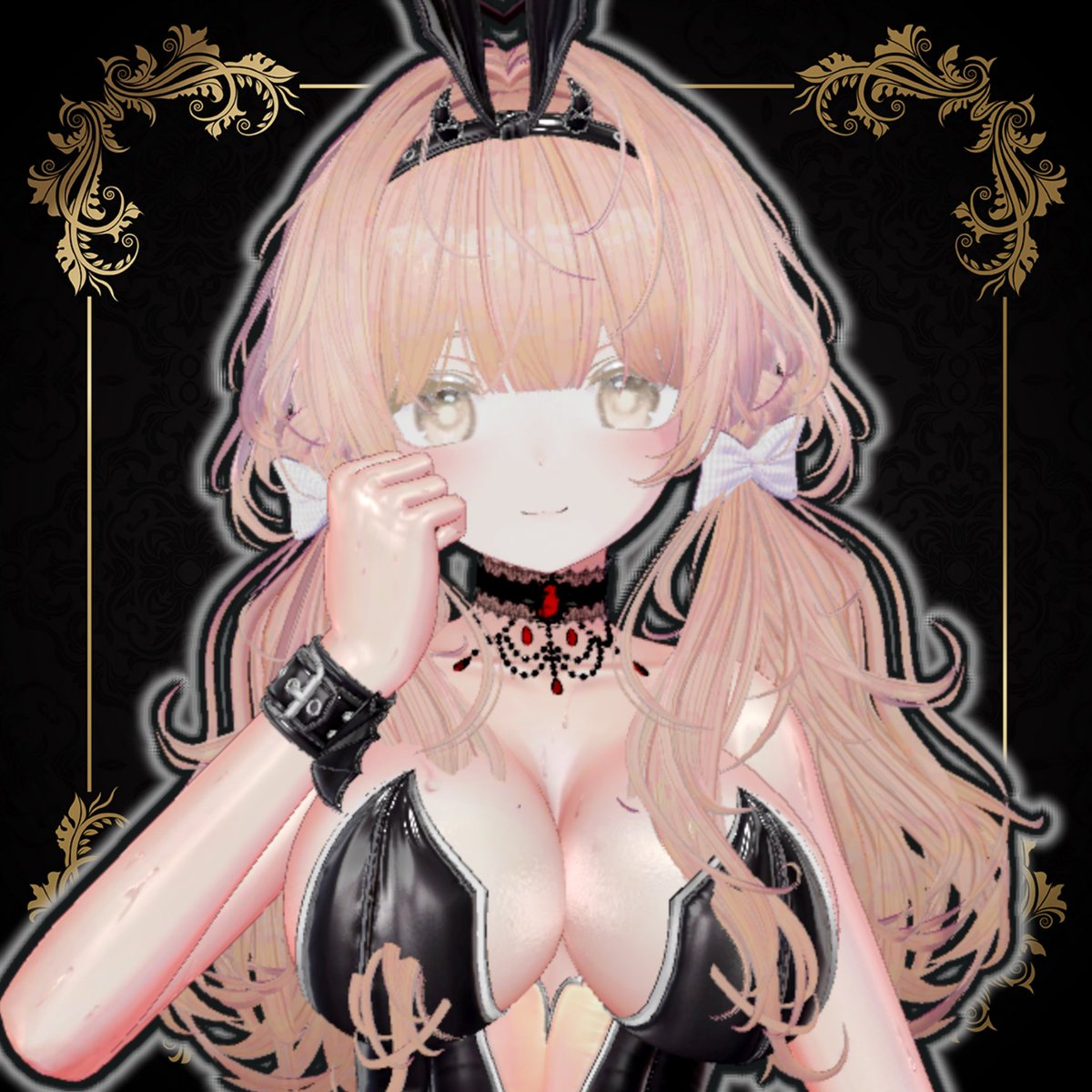 MentaShopVRC's tweet photo. 【無料】Gothic choker【ゆれる】
https://t.co/Fl7ioblql7

配布開始しました！✨❤✚無料✚❤✨のチョーカーです！
宝石部分が揺れます！
しなの、マヌカ、ミルティナが対応してますが、対応してないアバターも位置調整してNeckに入れれば使えるので実質全アバター対応です！
使ってね！ https://t.co/ha3QT6xPwH