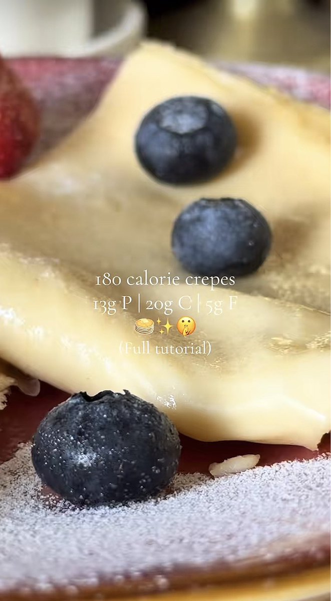 puugsis's tweet photo. Has anyone tried these 183kcal crepes? And would it be appropriate to make them as my dinner to break my fast? 👀👀 https://t.co/7E0c8MLJEB