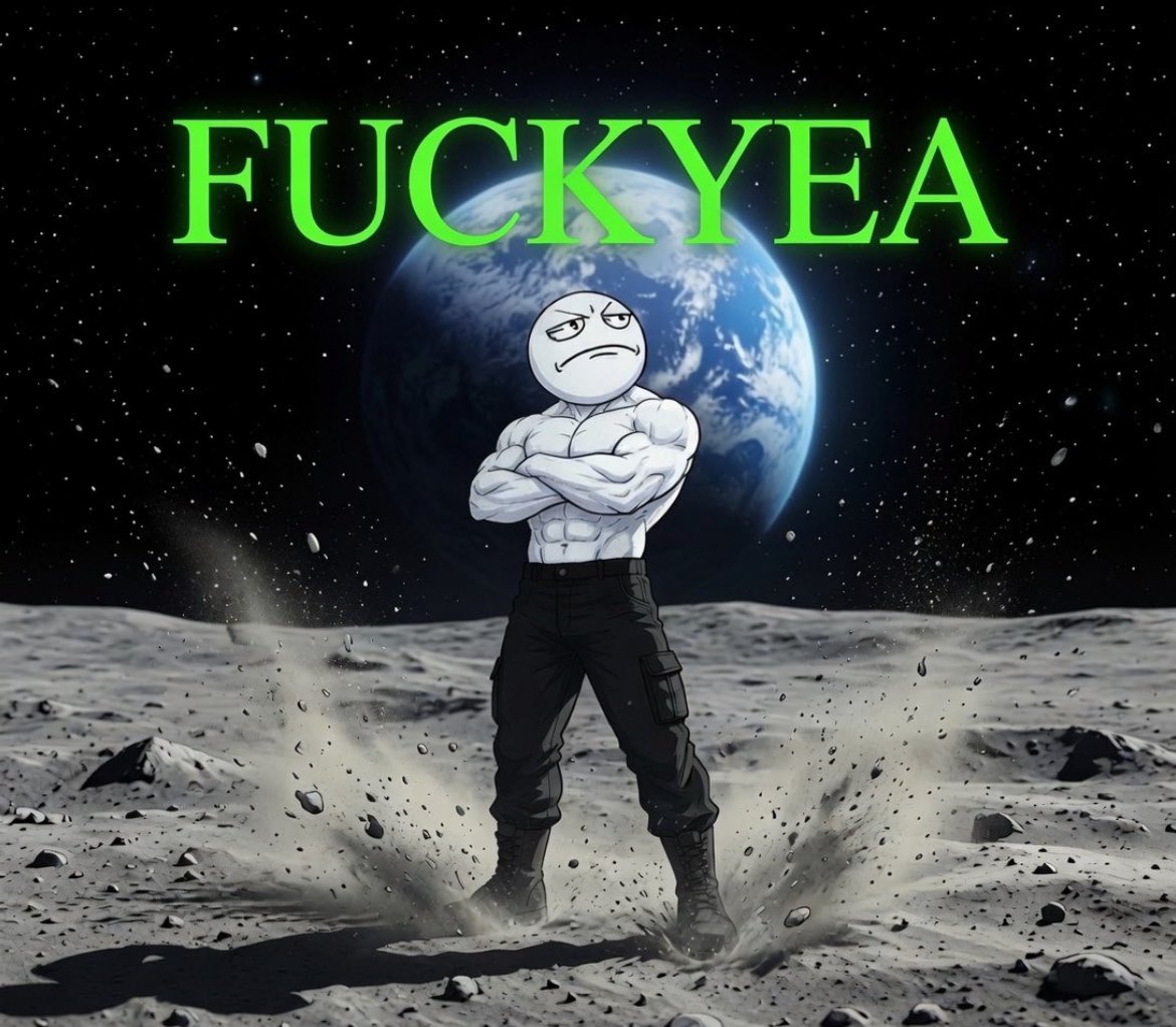 cryptomusclejoe's tweet photo. Market’s on Solana was slow
solana:wnquaSmAtk5T3azdAgNmSQRNfrmEnymAKkrmzTgpump felt right
🔥 strong, narrative, good team, smart marketing.
OG memes have been trending
2008 4chan legend.
#Rageguy #trolled #4chan
#Fuckyea is a strong OG narrative
The one iconic character that still hasn’t had its real run.
Last 4chan meta we did hit hard. So I see the potential here.
Same team as $disclosure.
Team never folded — grinded from 100k back to 1M+ 3x
solana:wnquaSmAtk5T3azdAgNmSQRNfrmEnymAKkrmzTgpump team has just dropped China marketing , Moontok trending and massive Chinese campaign on WeChat
Respect. Real work.
Fuck yeah… we’re back.🔥
Whales loading in silence.
$Fuckyea wnquaSmAtk5T3azdAgNmSQRNfrmEnymAKkrmzTgpump