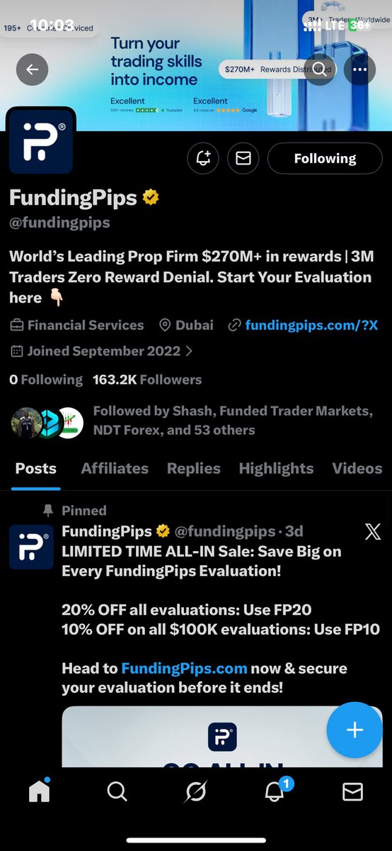 ferafern18222's tweet photo. @tonysnip3r @ShashtradesGC @fundingpips All done ✅ 

Thank you for creating opportunities like this. I truly appreciate your generosity and fairness. Winning this prop firm would mean a lot to me, and I’ll make the most of it. Wishing everyone the best! https://t.co/10RZNyNBQT