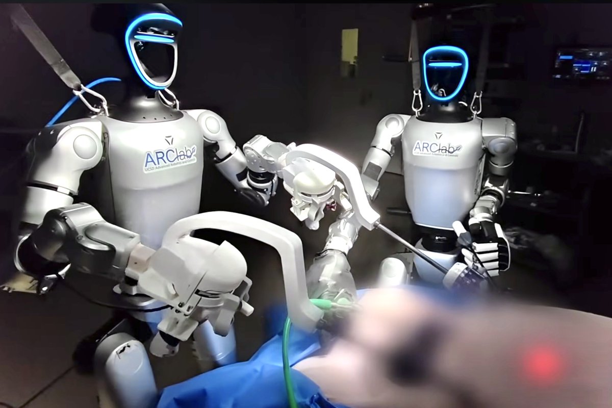 remarks's tweet photo. JUST IN: Humanoid robots successfully perform surgery for the first time in history. https://t.co/7Jgu4Uy5bW