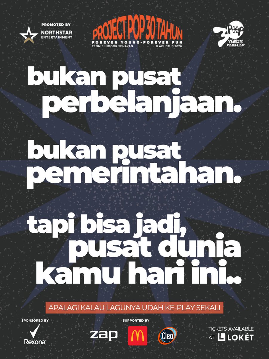 NorthstarEnt_ID's tweet photo. Kalau clue nya sudah cukup jelas, harusnya kamu sudah bisa tebak siapa kejutan berikutnya👀✨

Tulis tebakan kamu disini👇🏻

#ProjectPop #ProjectPop30Tahun #ForeverYoungForeverFun https://t.co/AES3QPjxy0