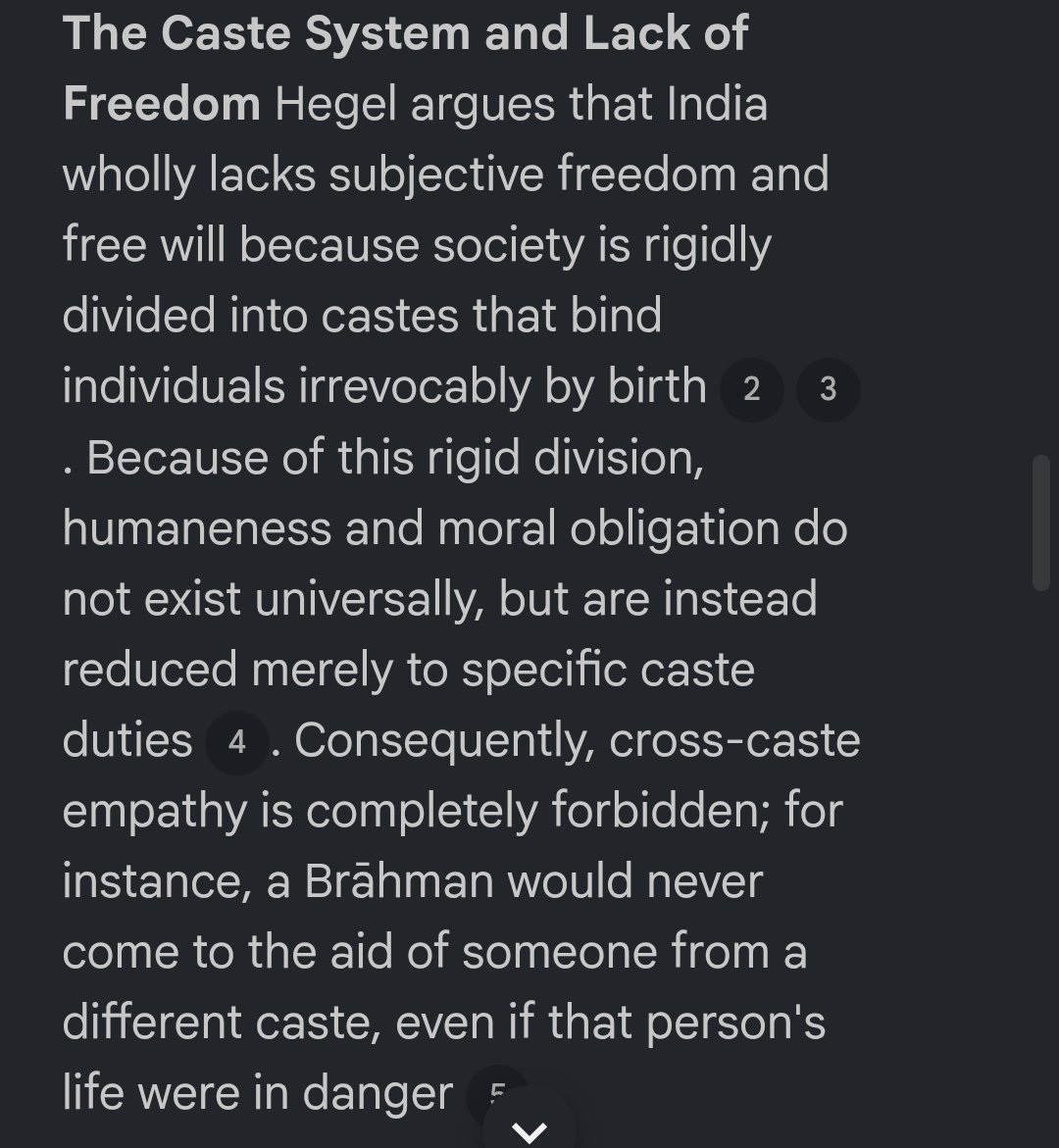 wojtek_jk72mtk's tweet photo. Hegel had some very extreme opinion on india. You would think it's written by some seething white supremacist on 4chan or twitter but no it's actually hegel. https://t.co/xElvD6jFCv