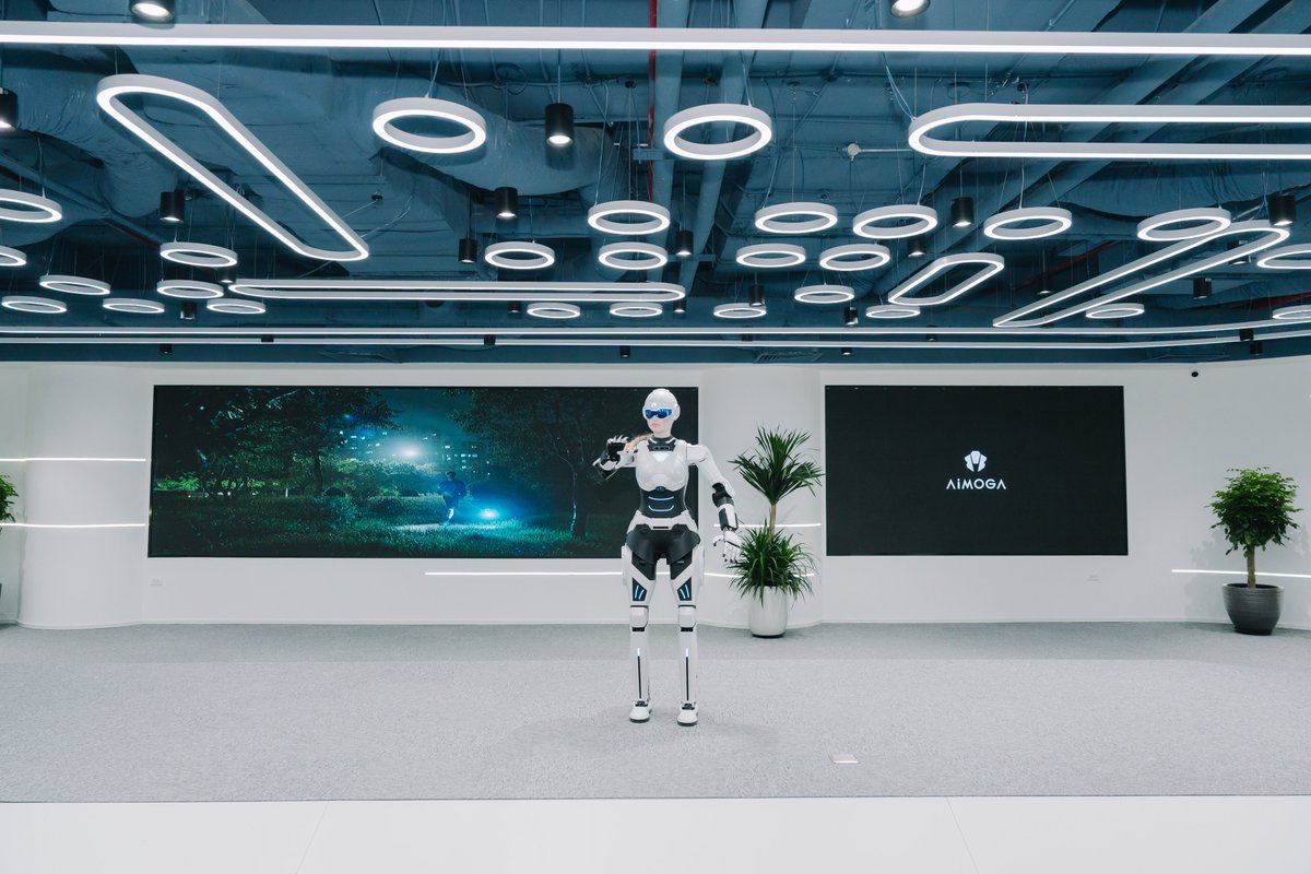 AiMOGA_Robotics's tweet photo. AiMOGA's First Overseas Experience Center Officially Opens in Vietnam!
On July 8, AIMOGA and Geleximco Group officially inaugurated the AiMOGA AI Robot Experience Center at Geleximco's headquarters, marking the launch of the first AI robot showroom in Vietnam's high-tech ecosystem.
More than a showcase, the Experience Center serves as a platform to demonstrate real-world AI robotics applications and accelerate the adoption of intelligent automation across industries.
We look forward to working with more partners to shape the future of AI-powered services in Vietnam and beyond.
#AiMOGA #AiMOGARobotics #TrustedAiAssistant #Vietnam #ExperienceCenter