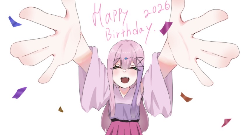 0701_Ame's tweet photo. 遅れましたが自分の誕���日祝いです
#イラストㅤㅤㅤ https://t.co/ETfGMbVl0O