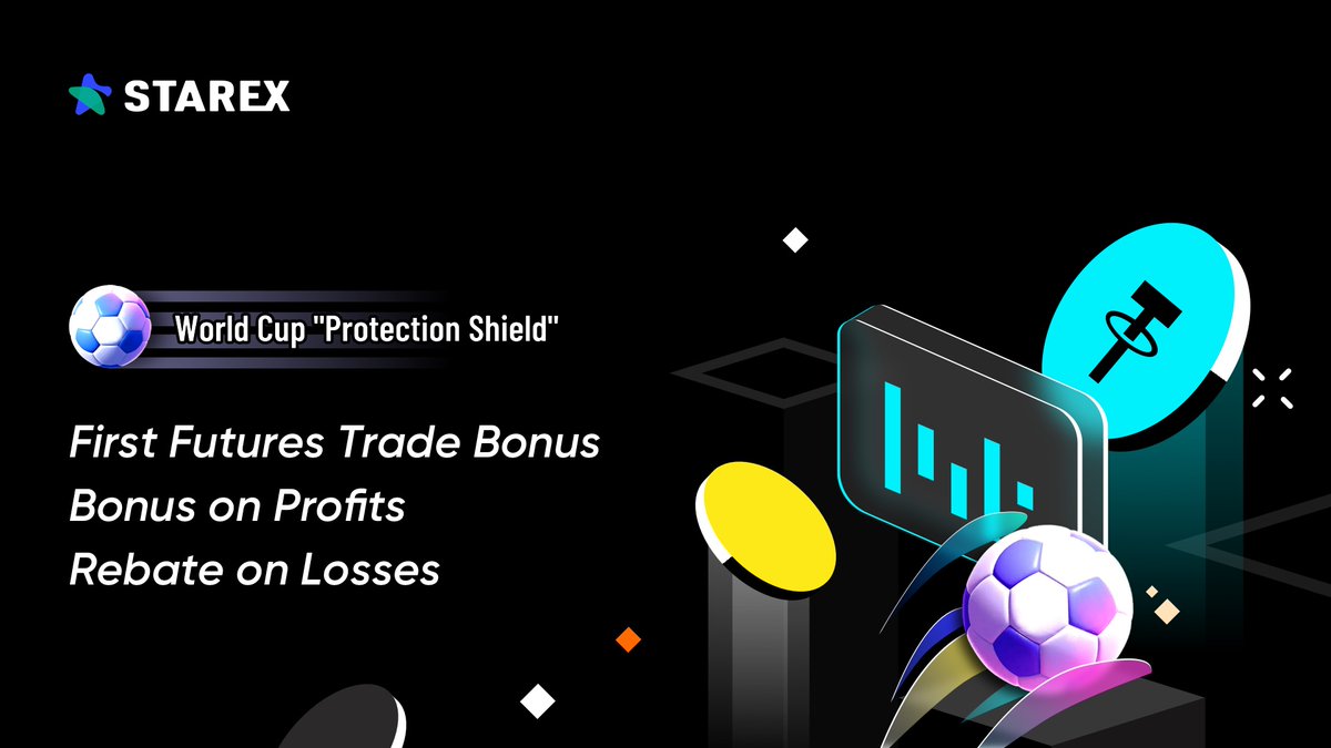 StarEx_Global's tweet photo. ๐ #StarEx First-Trade Protection!
๐ฅ Hit a winning trade? Take an extra 20% profit boost!
๐ฏ Caught in a dip? Get subsidized up to 50 USDT.
๐ Step onto the field and trade with confidence:
๐ https://t.co/vNMhuoHlBz
#WorldCup #Trading #crypto #giveaway https://t.co/dg8gux3nJK