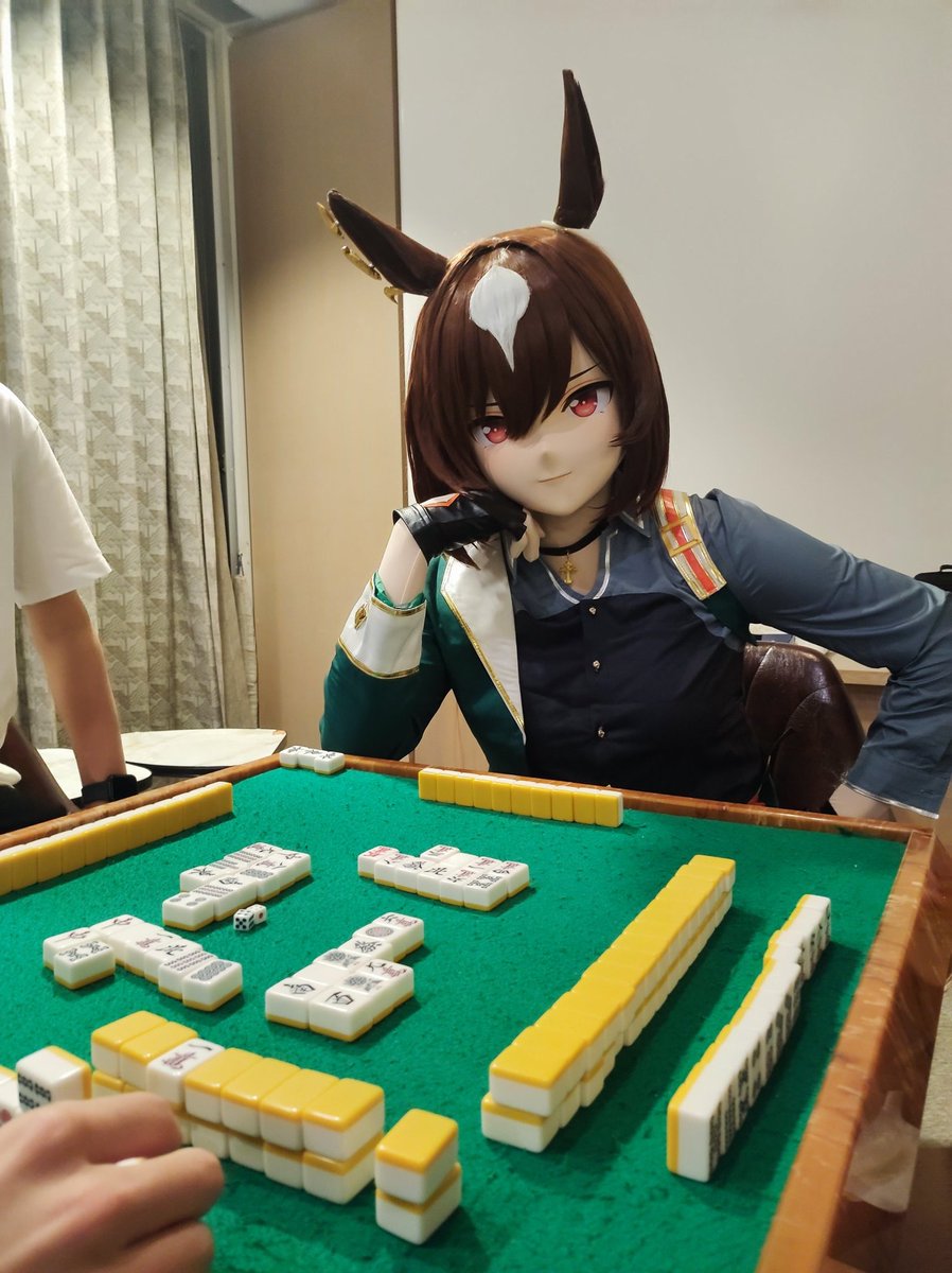 mayyou8492's tweet photo. ほら、速く切れよ
📸　@KigSetsume さん
#kigurumi #cosplay #ウマ娘 https://t.co/pPcPHiFhEK
