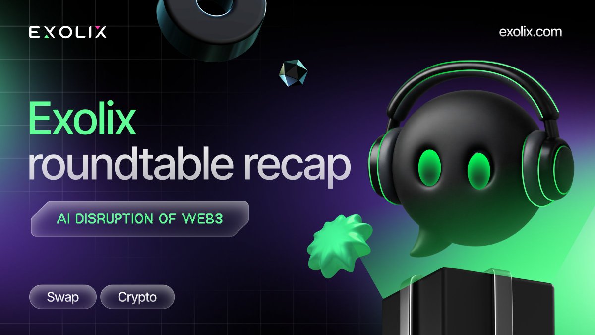 exolix_com's tweet photo. 🤖 Our latest Exolix Roundtable explored how AI is reshaping Web3, from development and security to privacy and self-custody.

Thanks to @Dashpay, @StackWallet & @hiveblocks for sharing practical insights and different perspectives.

Read the full recap: https://t.co/4OcZJduBRY