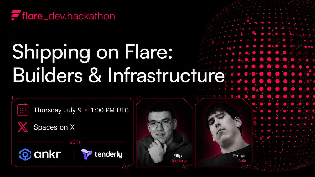 FlareDevHub's tweet photo. Today’s lineup is worth watching if you care about the people shaping developer tooling and products.

Join @0xQuantic, @fassko, and guests from Ankr and Tenderly: @FilipPetroviccc and @fasashen.

🔗 https://t.co/l91Y8wW2Mz https://t.co/D1r6lPhAb4