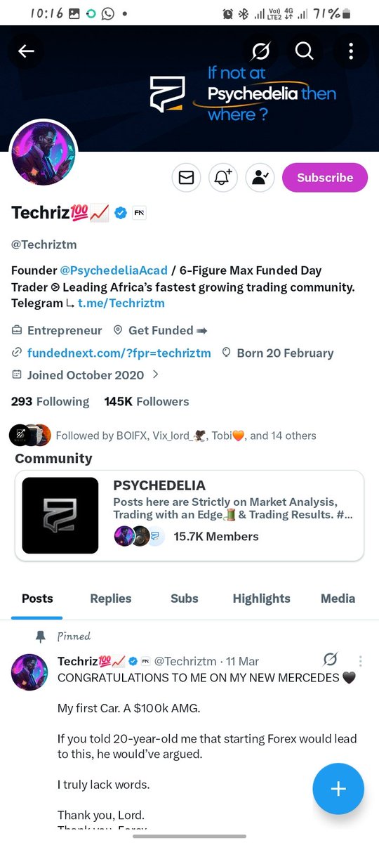 Cleverkay200's tweet photo. @Techriztm @PsychedeliaAcad @FundedNext @TraderHadesh Done https://t.co/IhPqWMhKlr