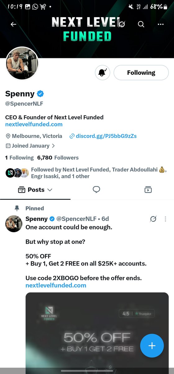 web3_biggie's tweet photo. @NextLvlFunded @SpencerNLF @jojoairen @BerlinX2102 @Lazrus_D_undyin https://t.co/H8hAQ6ZFYw