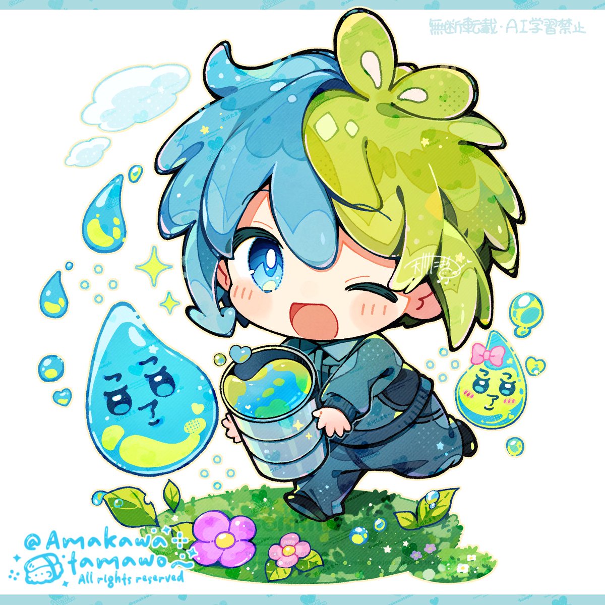 天川たまを〜先生 直筆イラスト色紙 天川たまを〜 (@amakawatamawono) / Posts / X