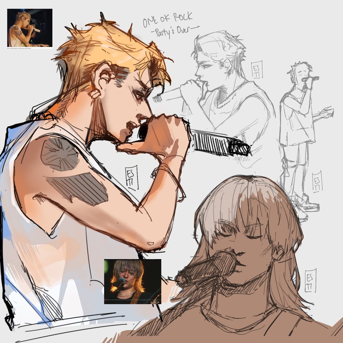 steea2000's tweet photo. Anyone OOR fans here?

#oneokrock #fanart #sketch #Taka #Tooru https://t.co/W6fzaOSFco