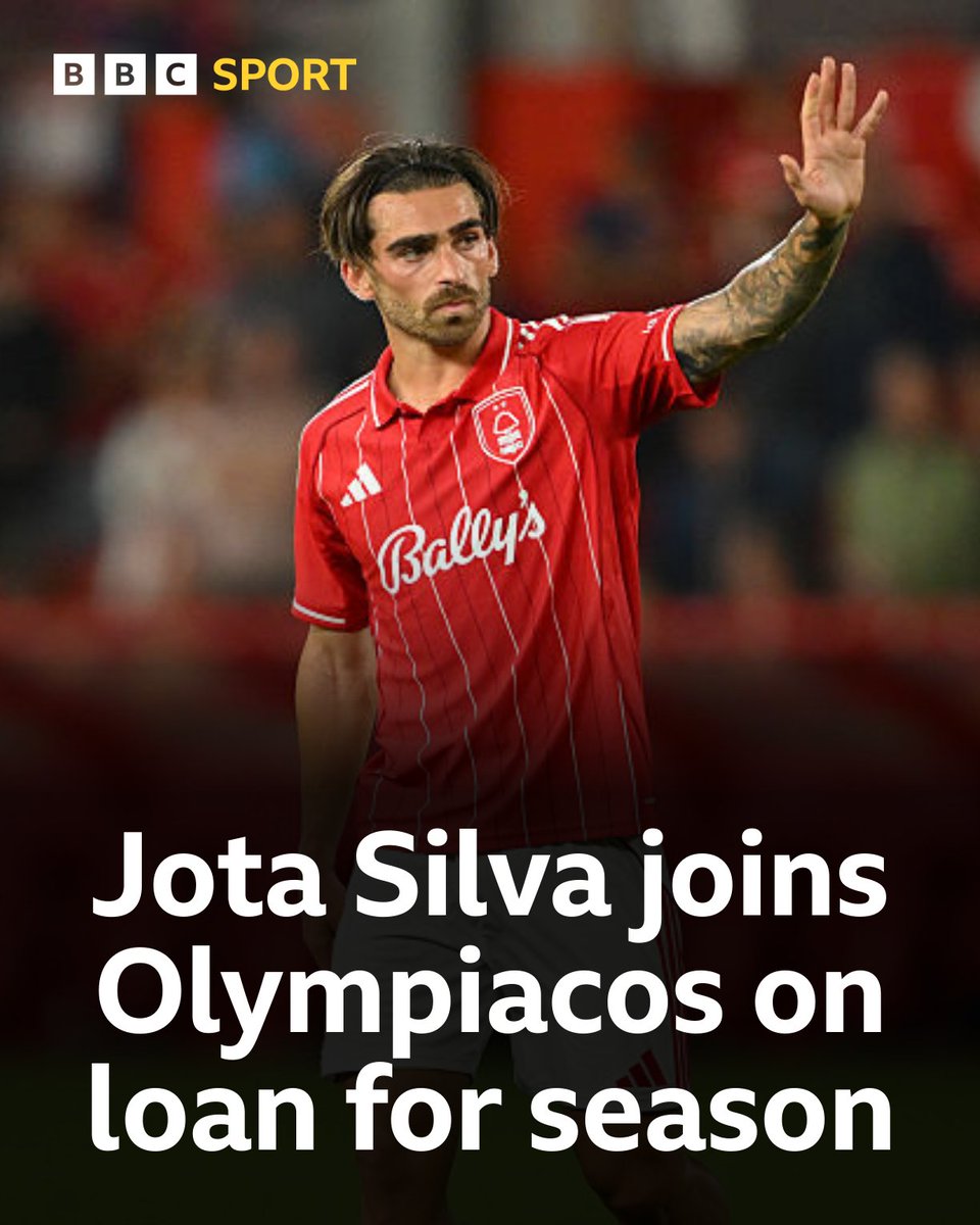 BBCRNS's tweet photo. Olympiacos have the option to sign Jota Silva on a permanent deal next summer #NFFC https://t.co/3kYrDvyN73