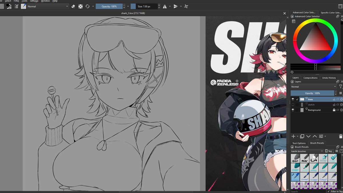 15past9's tweet photo. ellen joe wip https://t.co/lOXPlP6hdu