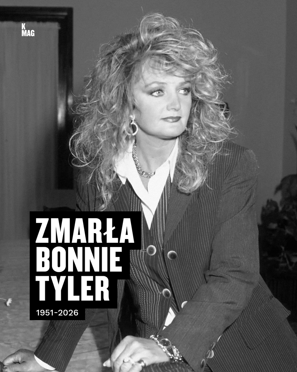 KMAGpl's tweet photo. Bonnie Tyler, brytyjska wokalistka i ikona lat 80. znana z hitów takich jak „Total Eclipse of the Heart”, czy „Loving You’s a Dirty Job” odeszła w wieku 75 lat. https://t.co/sS3AR4RgjH