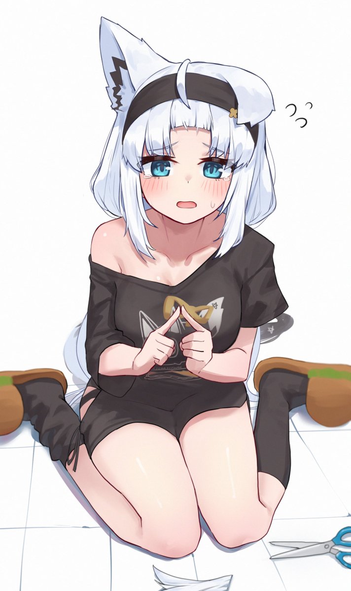 kaskidum's tweet photo. 前髪切りすぎちゃった…
#絵フブキ https://t.co/YACdR4gSt0