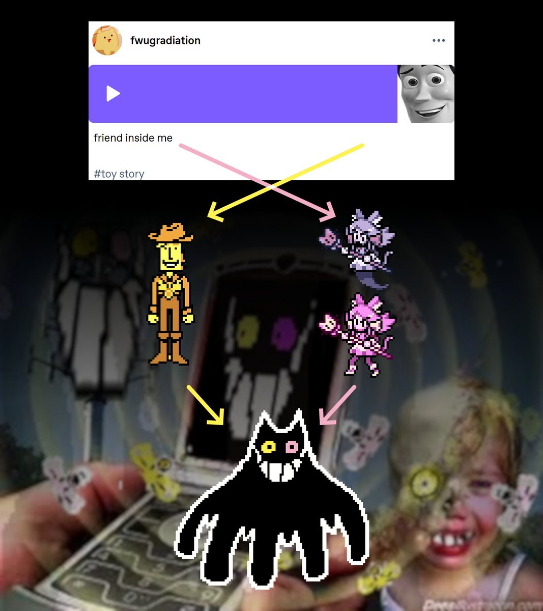 somniscript's tweet photo. A new, very, very interesting discovery...

#deltarune https://t.co/AaEfSveXd1