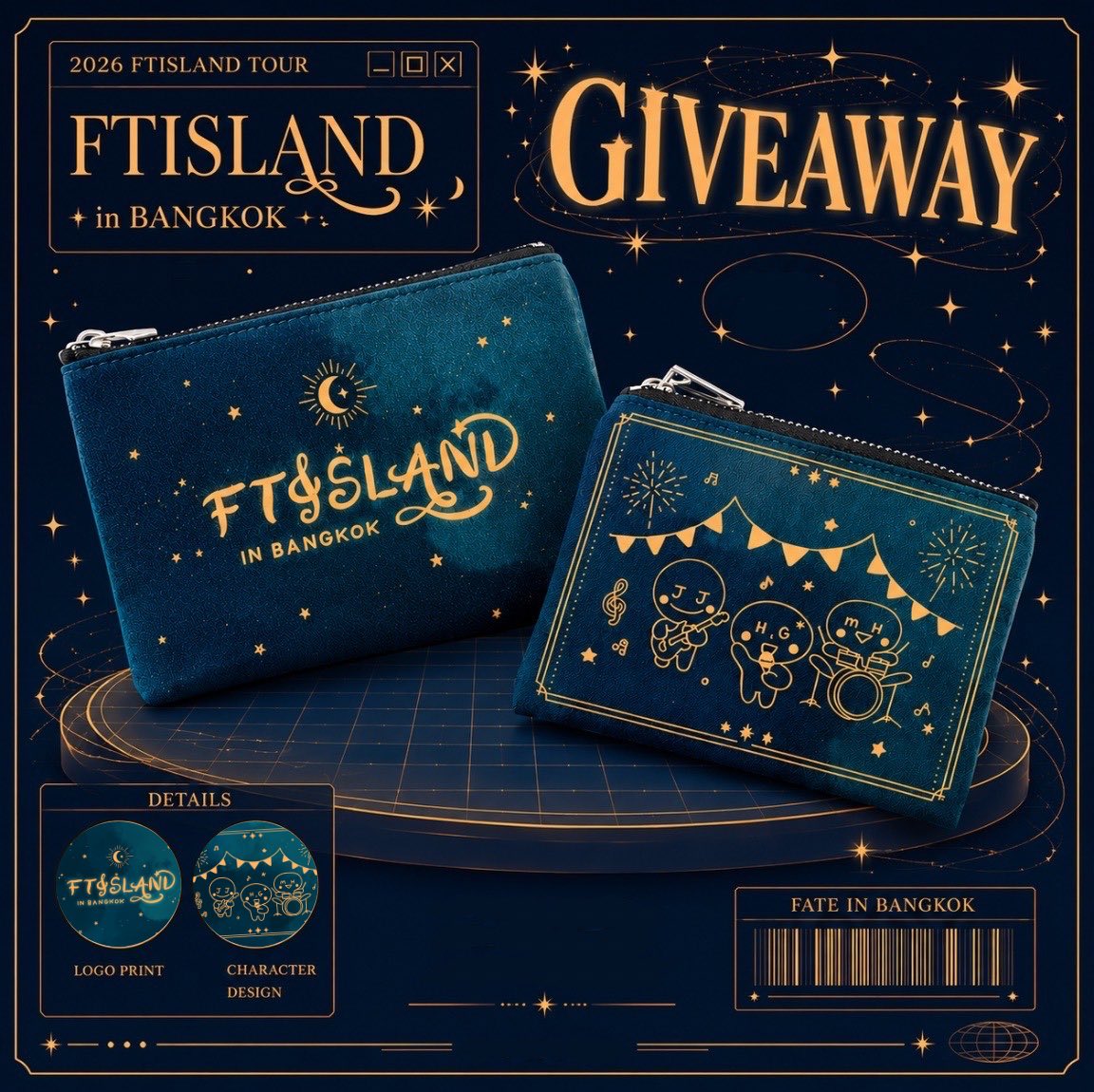 parkjanny's tweet photo. pls rt ♥

【2026 FTISLAND TOUR 0 — XIX — III ‘FaTe’ in BANGKOK】

𝑔𝑖𝑣𝑒𝑎𝑤𝑎𝑦 𝑓𝑜𝑟 𝑃𝑅𝐼𝑀𝐴𝐷𝑂𝑁𝑁𝐴 💛

★ Pouch ★ กระเป๋าตังคุณยาย 
★ UV DFT Stickers 

❥ 50𝘀𝗲𝘁 ❥

💛 08.08.2026 (SAT) 
💛 MCC HALL FL,4 THE MALL LIFESTORE NGAMWONGWAN
#FaTeinBANGKOK  #FaTeinBKK https://t.co/NVp2vPI4i5