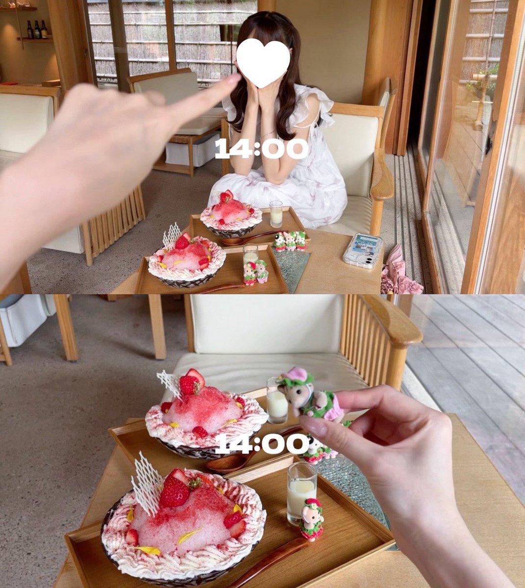 nechan_pyon's tweet photo. かき氷活動♡ https://t.co/Qy3Xp7zZq2