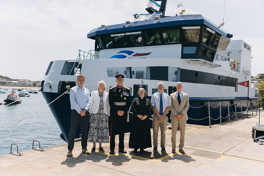 AfloatMagazine's tweet photo. New Freight Ship Menawethan Named for Isles of Scilly https://t.co/mtYqq0QxDT #IslesOfScilly #FreightTransport #ShippingNews #TransportInvestment #Menawethan https://t.co/LLKZETLjCd