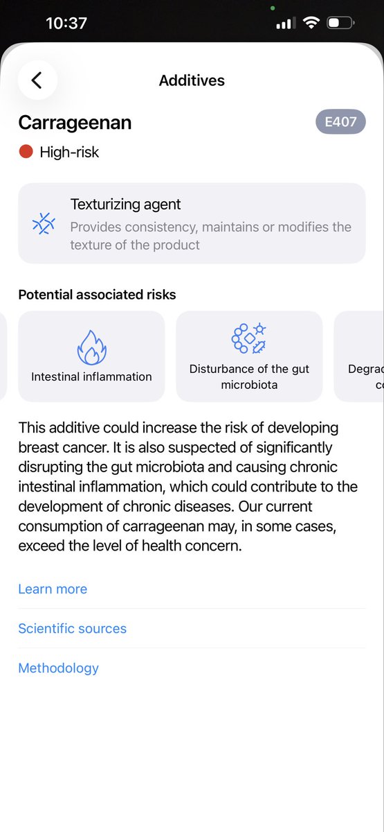 donnablagblag's tweet photo. I’ve downloaded the Yuka app. And look at this. For a product that’s aimed for children look at the crap. #knowwhatsinyourfood #backtohomecooked #Noprocessedrubbish #leaveourkidsalone https://t.co/F4K828KjOv