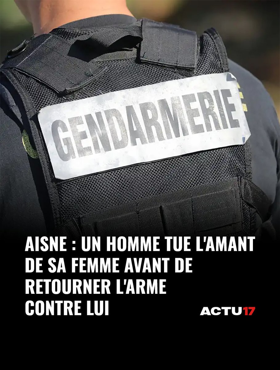 Actu17's tweet photo. Aisne : Un homme tue l'amant de sa femme avant de retourner l'arme contre lui ➡ https://t.co/QD8fP1kuMe https://t.co/cU5wAUscNh