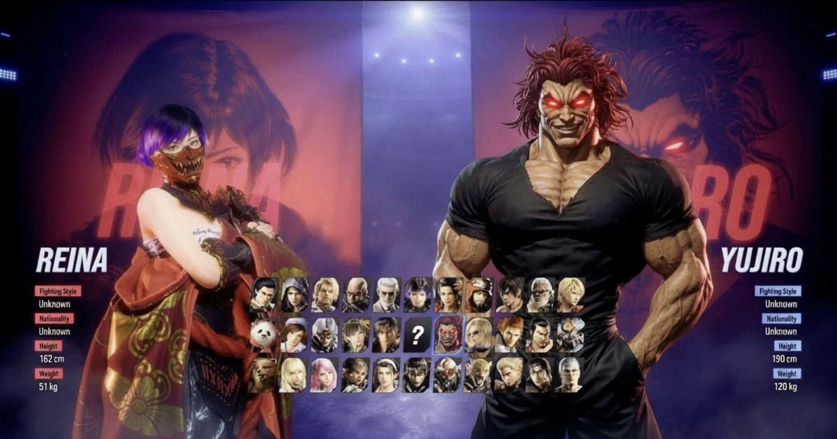ayanosan114's tweet photo. 勇次郎好き過ぎて暇つぶしに作った。　　
私才能あるな( ¯•ω•¯ )/ 

#鉄拳8 https://t.co/S1WsVtAgxH