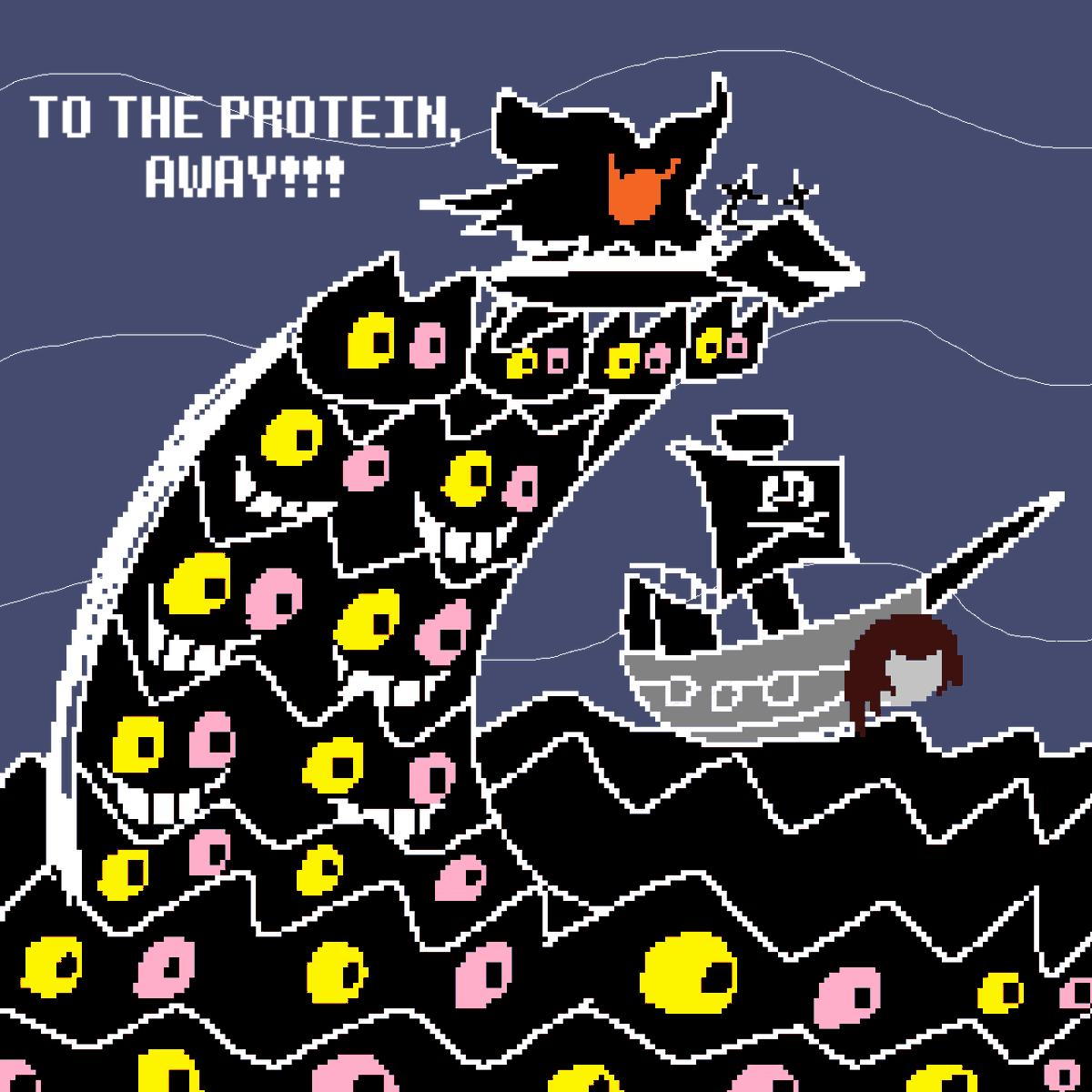 BluehatMG24's tweet photo. a huge wave of friends
#deltarune https://t.co/i7pCqZNtJy