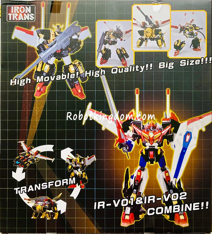 Robotkingdom_hk's tweet photo. 皆さんこんにちは！

『IRONTRANS（アイアントランス）』の新変形合体ロボットは発売中！

IRONTRANS IR-V02 Lion King. 
Available Now!
US$ 164.90
https://t.co/cDvXNhWClY https://t.co/n7h4BSwW5s