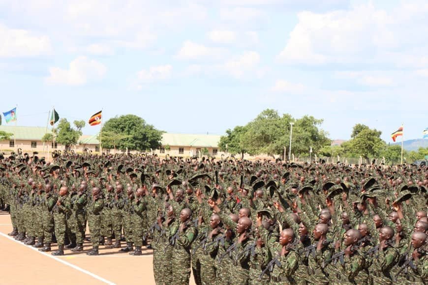 lightnewsug's tweet photo. Update! 
SPA/SO, CDF Gen. Muhoozi Kainerugaba has arrived at Kaweweta Recruit Training School for the pass-out ceremony of new UPDF soldiers https://t.co/y3yqCkLrHq