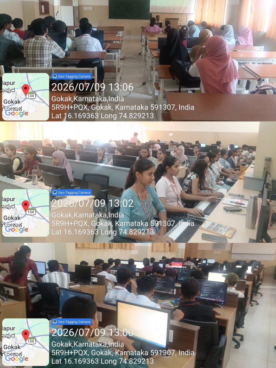 BcaGokak's tweet photo. A 2-day workshop on "Backend Application Development &amp; API Engineering" for 3rd Semester BCA students was successfully conducted on 8th &amp; 9th July 2026 as part of the Certificate Course, with hands-on training in backend integration, API workflows.

#klebcagokak https://t.co/D6mIAYZI8F