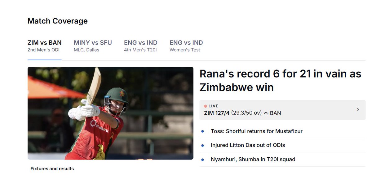 ack1777's tweet photo. @cricinfo Come one man. At least act like you care. https://t.co/y8FX4xhCl3