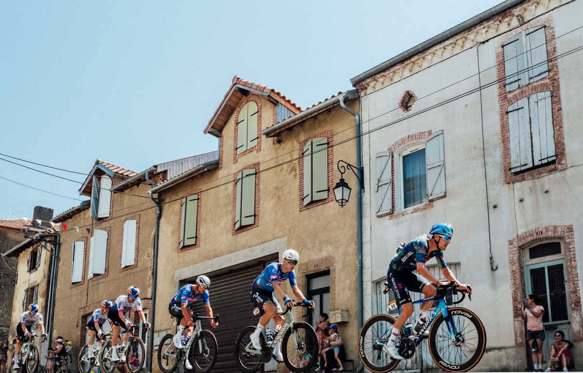 completecyclist's tweet photo. Five stages down. Countless memories made. Every kilometre counts, and the battle for yellow is only heating up 🔥

What has been your favourite moment so far?

@SpecializedZA 

#TDF2026 #Stage5 #LoveTheRide #iamspecialized #specializedza https://t.co/BriYZGTM9N