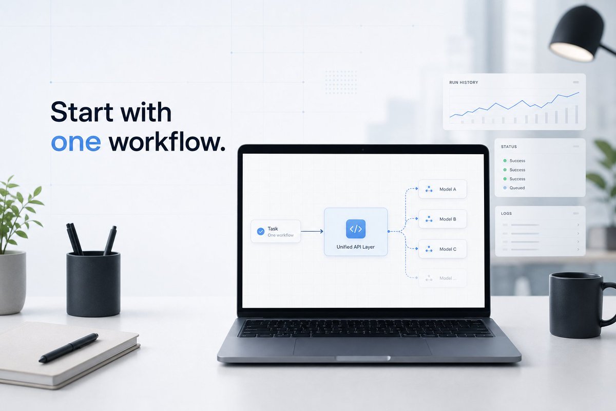 XactionAI's tweet photo. Most teams don’t switch AI infrastructure in one big move.
They test one small workflow first.
Maybe it’s:
one extraction task
one internal chatbot route
one fallback model
one cost comparison
one agent step that doesn’t need the strongest model
That’s the right way to try a multi-model API layer.
Xaction AI gives developers one OpenAI-compatible API for accessing multiple leading AI models, but the first test doesn’t need to be a full migration.
Pick one small use case. See if the workflow feels cleaner.
If it does, keep going.