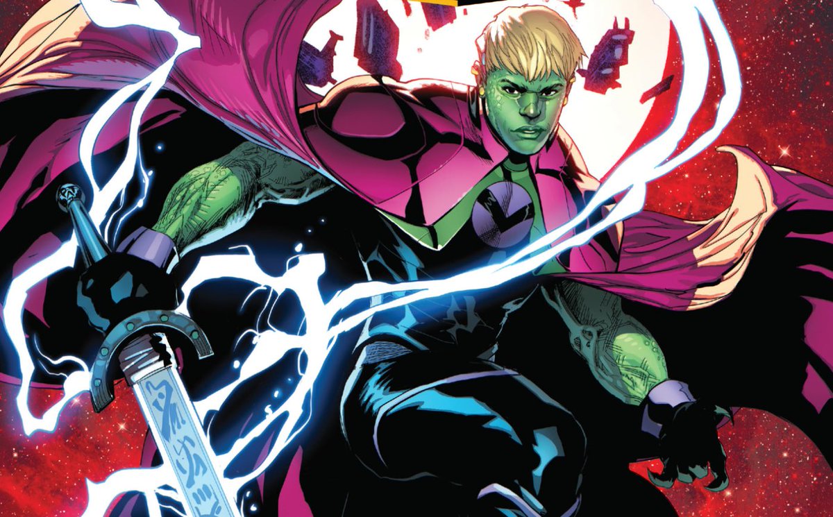 TOMMYSP33D's tweet photo. 8 Issue concept Comic Run 
—————
Hulkling: Crusades of Pendragon
___________

On a campaign to reclaim his Empire, Hulkling travels across the universe to capture the fragments of what was once his. Through war and diplomacy, he draws a line between his allies and his enemies. https://t.co/wjdWYjPMyf