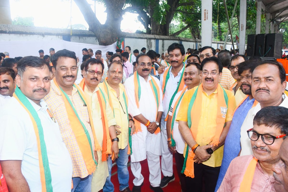 schaurasiabjp's tweet photo. बांकीपुर विधानसभा उपचुनाव में राष्ट्रीय जनतांत्रिक गठबंधन (NDA) के प्रत्याशी श्री अभिषेक कुमार सिन्हा ‘बंटी’ जी की नामांकन सभा में आज स्काउट एंड गाइड मैदान, पटना में सम्मिलित हुआ।

इस अवसर पर NDA के सभी सम्मानित नेतागण, पदाधिकारी एवं बड़ी संख्या में कार्यकर्ता उपस्थित रहे। https://t.co/tW6L2wtvC3