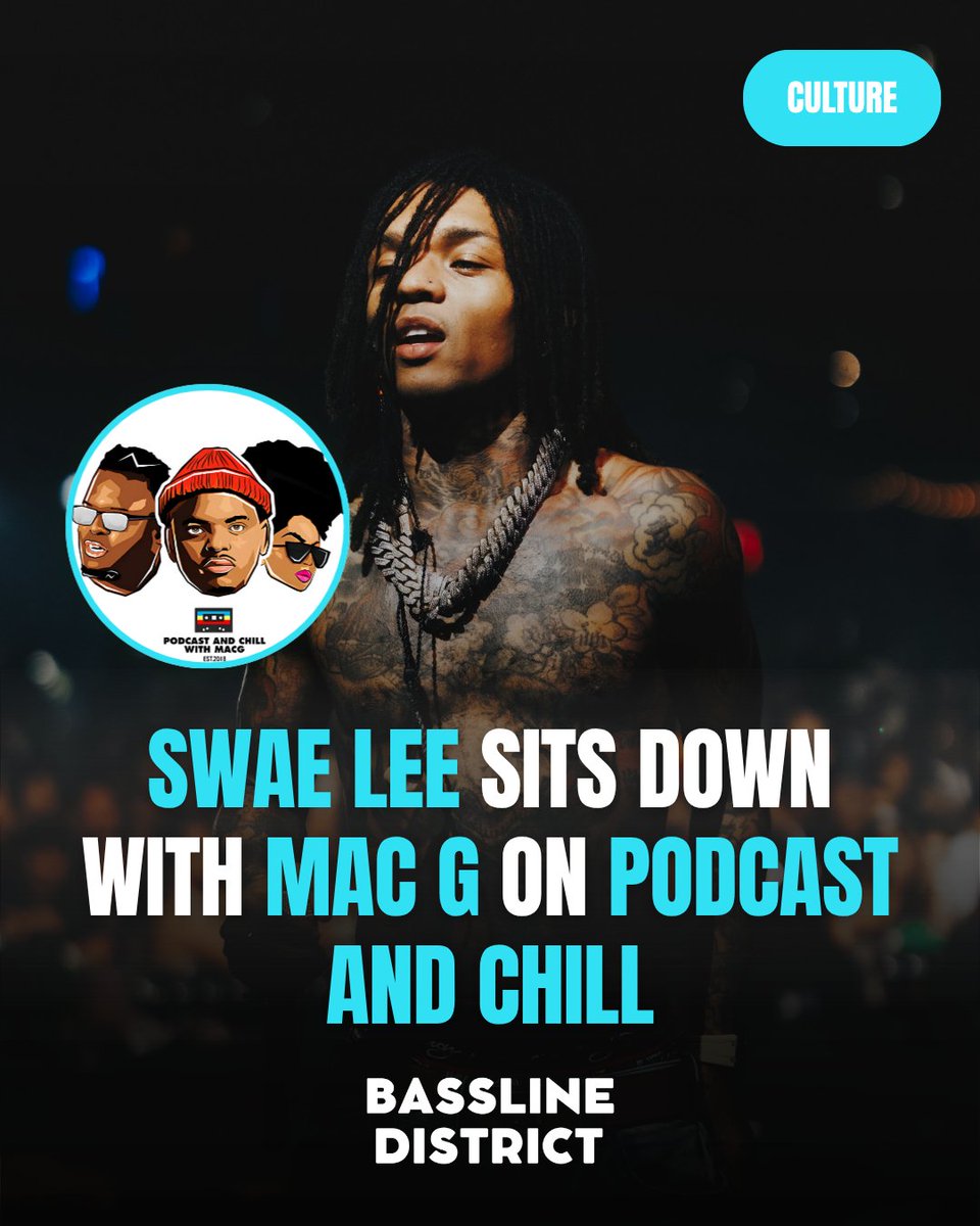 bassline_ZA's tweet photo. ๐๏ธ International superstar Swae Lee is the latest guest on Podcast and Chill with Mac G.
The hitmaker sat down with Mac G for a conversation covering music, his career, and more in one of the podcast's biggest international episodes yet.
#BasslineDistrict #SwaeLee #MacG #PodcastAndChill #HipHop