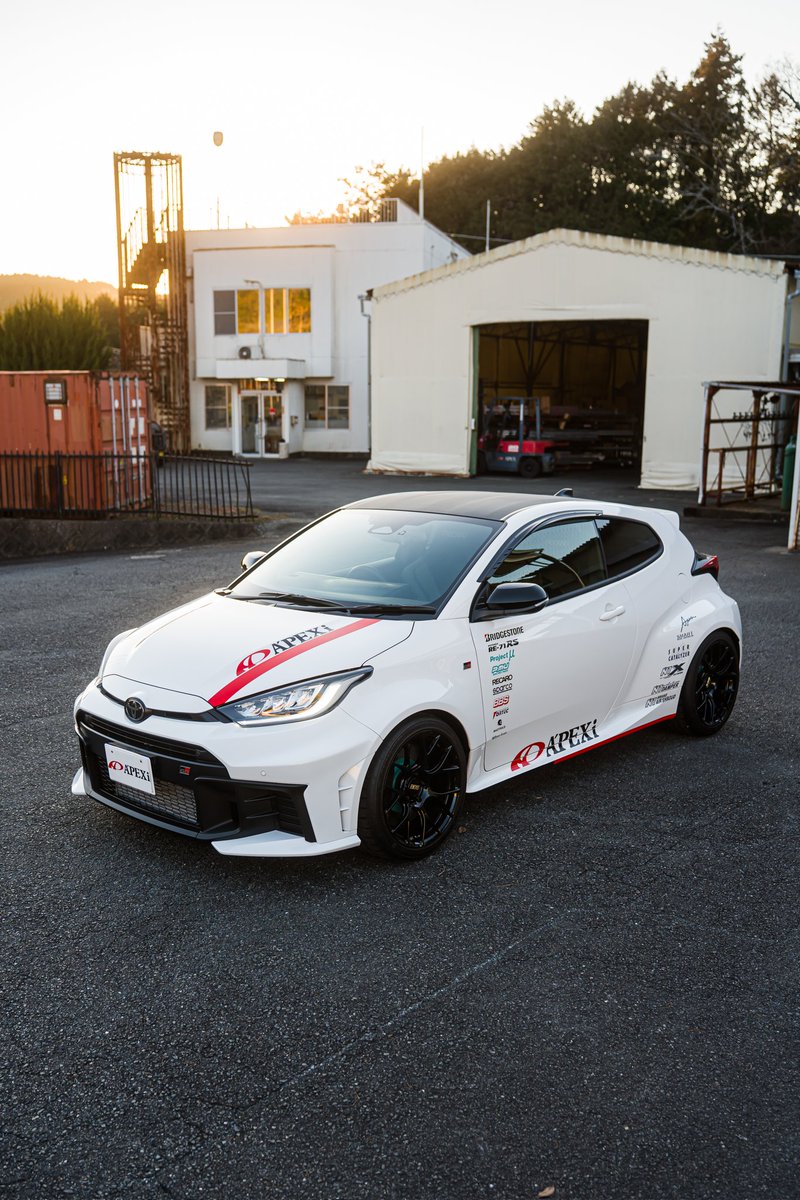 ApexiJapan's tweet photo. いよいよ明日の7月10日・11日・12日はGUNMA PARTS SHOW 2026に開催です。展示車両はGR Yaris 2025＋
皆様ヨロシクお願いします☝️
#apexi #群馬パーツショー #群馬パーツショー2026 https://t.co/0Gt6LmNjSk