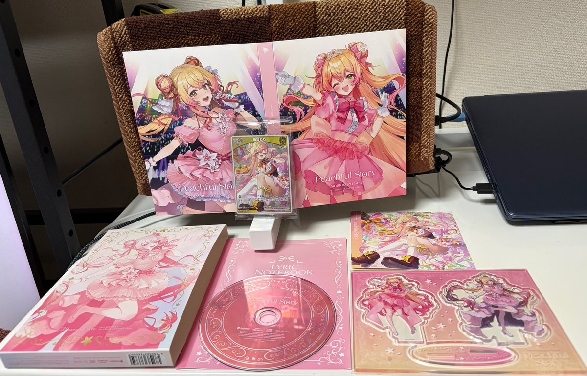ねねちの限定盤アルバム届いた〜💿✨直筆サイン入りアナザージャケット