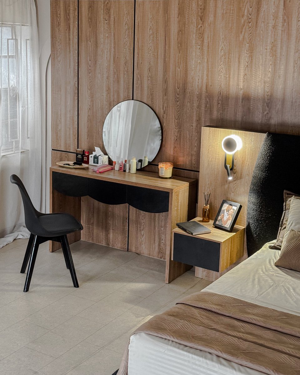ideus_ng's tweet photo. → DM IDEUS to build your DRESSING TABLE

EXCITO CONSOLE — NGN250,000
EXCITO BEDFRAME + 2 Nightstands + Lighting — NGN800,000
ADD THE PANEL WALL — NGN720,000

Complete EXCITO Bedroom — NGN1,770,000

0909 0000 712 https://t.co/oQNmwinDsd