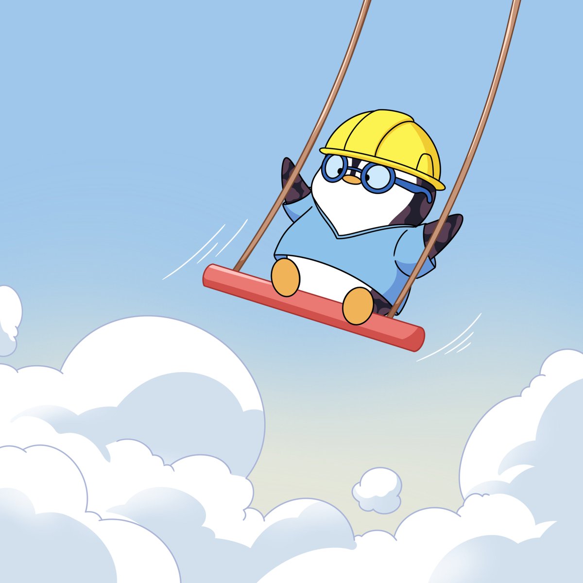 PenguAsia's tweet photo. Every big dream starts with a lil swing 🐧 https://t.co/d14q3C1Ejb