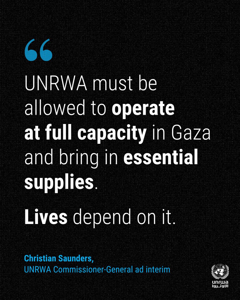 UNRWA tweet media