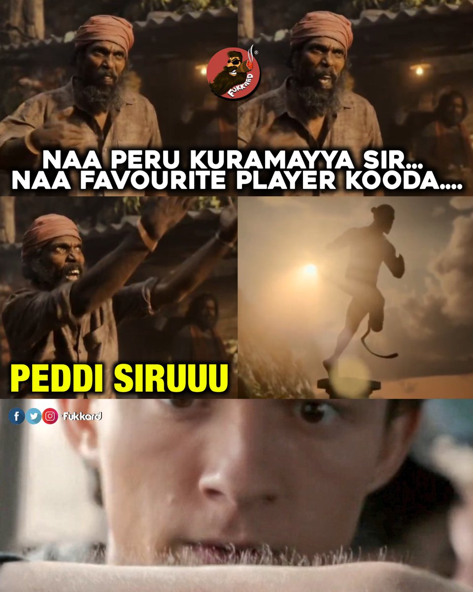 Fukkard's tweet photo. Scene &amp; BGM 🔥👌🏻 #Peddi https://t.co/Qh3bvBYiLV