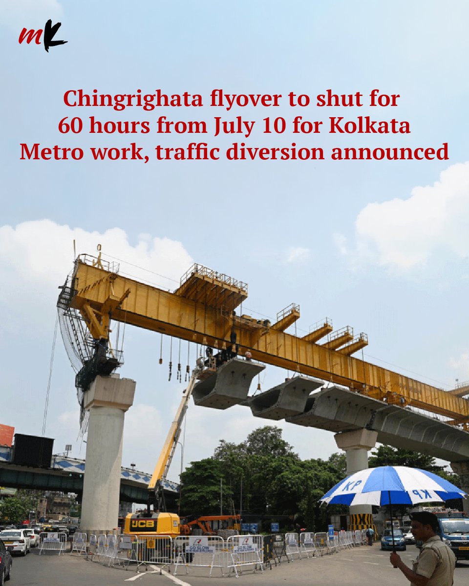 TT_My_Kolkata's tweet photo. Orange Line Metro work resume from July 10 in Kolkata.

Read more on My Kolkata: https://t.co/dKjEo5tpep

#KolkataMetroRailway #OrangeLine #Traffic #Kolkata #MyKolkata https://t.co/iGY7SGbvGu